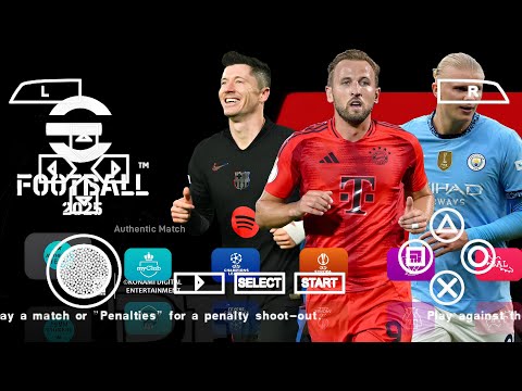 eFootball PES 2025 PPSSPP English Version Camera Ps4 Update Transfer & Minikits 25 Best Graphics