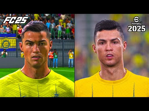 EA Sports FC 25 vs eFootball 2025 • CRISTIANO RONALDO