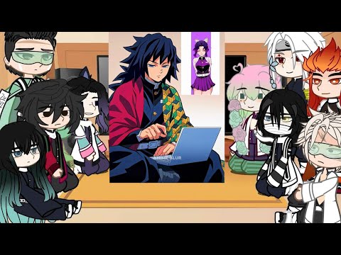 🍀 Hashira react to Giyuu Tomioka + Shinobu Kochou 💕 || Demon Slayer Spoilers || Gacha Life ✅