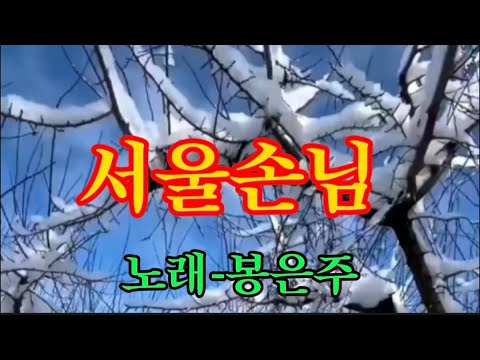 서울손님-노래 봉은주