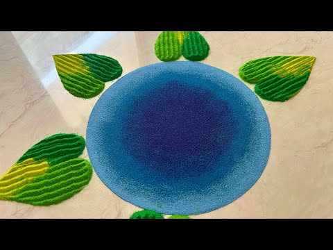 Ganesh chaturthi special rangoli/ ganpati rangoli/ easy ganesha rangoli design/ गणपती रांगोळी