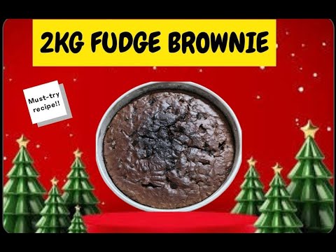 2Kg Fudge Brownie Recipe | IFB oven | Homemade |