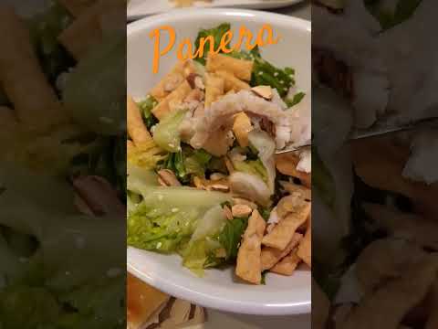 #panera 요즘 푹빠진#asiansesamedressing #chickensalad #broccolicheddar soup