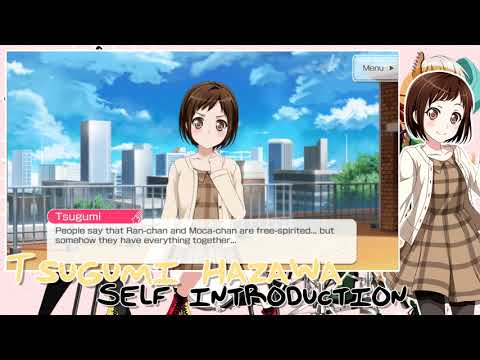 【ENGLISH】 Afterglow // Tsugumi Hazawa Self Introduction