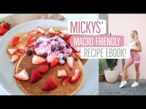 MICKYS' Macro Friendly Meals || BTS Recipe E Book Creation + Tracking tips + Recipes!