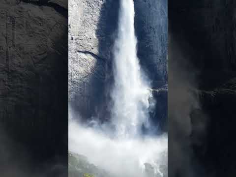 Yosemite Waterfalls 2023 #waterfall #yosemite #shorts #short #travel #nature #california