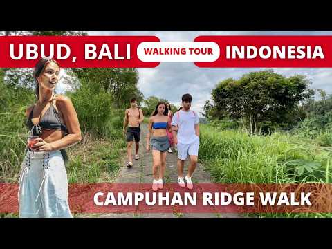 TRAVEL UBUD BALI TODAY 2024 🇮🇩 Beautiful Campuhan Ridge WALK 4k | Indonesia