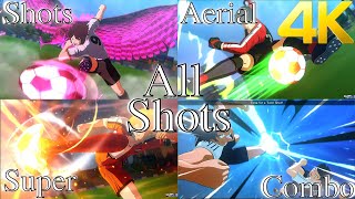 Captain Tsubasa: RONC (PS5) - All Shots + Super Shots + Combo + Aerial | Rise of New Champions