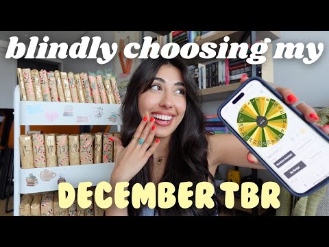 Blindly picking my December tbr📚💌 all the books I want to read in December