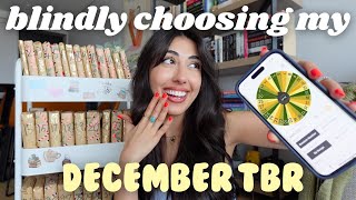 Blindly picking my December tbr📚💌 all the books I want to read in December