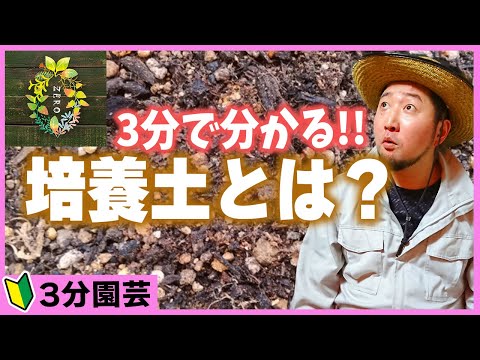 【3分園芸】いまさら聞けない!!培養土って一体何？