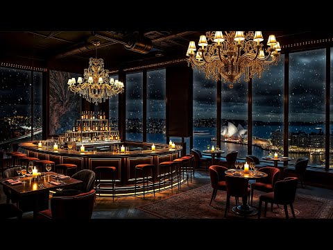 Smooth Saxophone Jazz Music for Deep Sleep, Relaxing ~ Late Night Mood Jazz in Cozy Bar Ambience