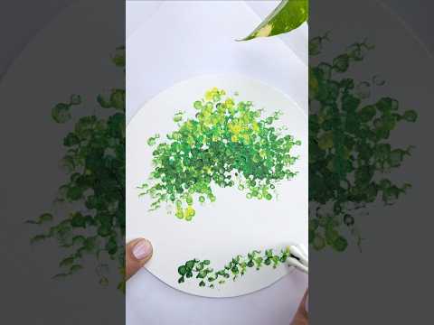 Easy tree drawing idea. #ytshorts #art #painting #satisfying