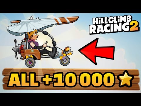 🔥I got ALL 10K RECORDS with the NEW GLIDER - Hill Climb Racing 2