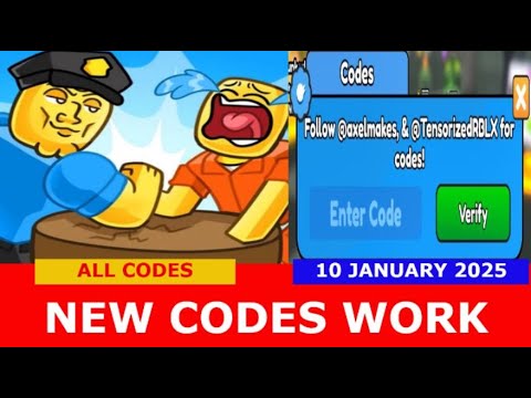 *NEW CODES* Arm Wrestle Simulator ROBLOX | ALL CODES | JANUARY 10, 2025