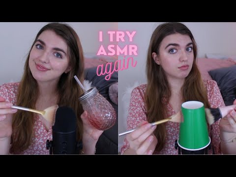 I Try ASMR Again | Tapping, Scratching, Brushing Triggers and More