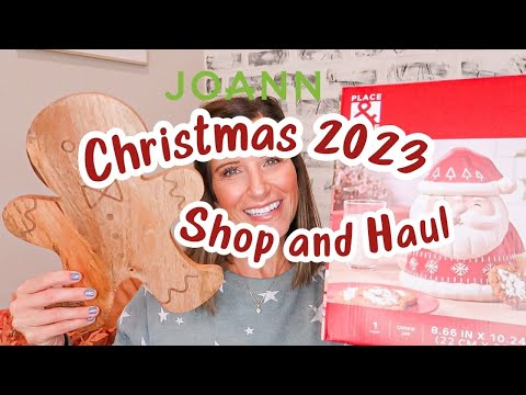 🎄NEW 🎄 JOANN’S CHRISTMAS SHOP WITH ME AND HAUL | DECORATING PLANS FOR CHRISTMAS