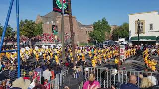 Kyoto Tachibana High School (Japan) band marching in the 2018 Rose Bowl Parade