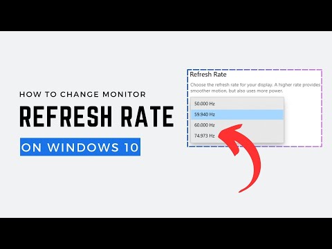 How to Change Monitor Refresh Rate on Windows 10 (Easiest Way to Change Monitor Refresh Rate)