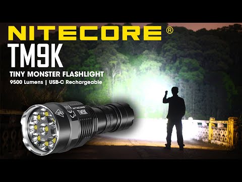 (Discontinued) NITECORE TM9K Tiny Monster 9500 Lumen USB-C Rechargeable Flashlight