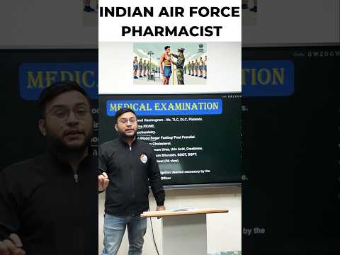 Indian Air Force Pharmacist Medical #indianairforce #pharmacist #pharmacyindia