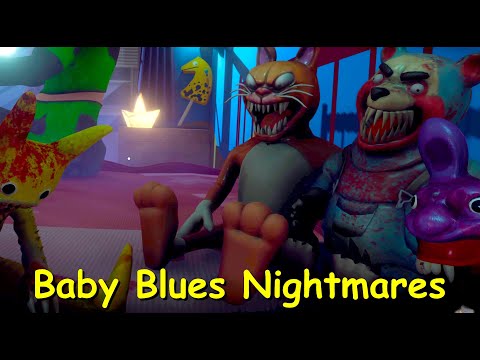 Baby Blues Nightmares - Toddler Horror Game Full Game & Ending Playthrough Gameplay