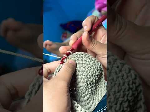 Crochet in slow motion.