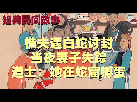 樵夫遇白蛇讨封，当夜妻子失踪，道士：她在蛇窟孵蛋#故事 #民间故事