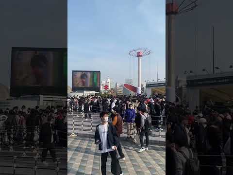 WBC世界棒球经典赛日本赛区开幕，东京巨蛋球场外