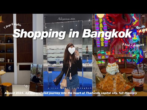 Bangkok Vlog 🇹🇭 | Shopping + Food places [ travel Vlog🤍]