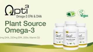 Opti3 Vegan and Vegetarian Omega-3 Supplement