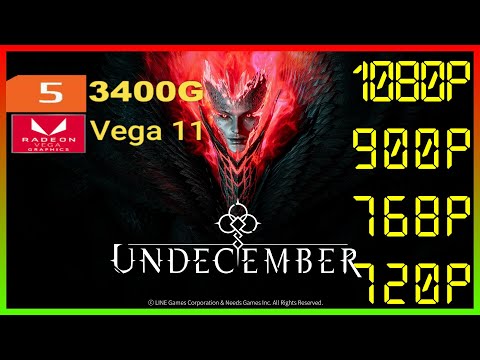 UNDECEMBER | Ryzen 5 3400G Vega 11 2x8 (2666MHz) 16GB RAM