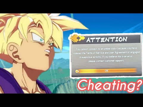 I Fought a CHEATER in DBFZ?!