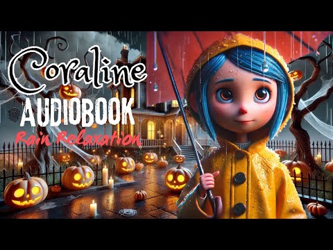 Coraline by Neil Gaiman | Complete Audiobook with Rain Sounds for Sleep and Relaxation