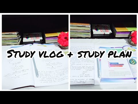 A productive Study Vlog + Study plan || study with me || malayalam