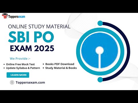 SBI PO Online Test Series 2025, Important Questions, Books PDF Free Download, Study Material & Book