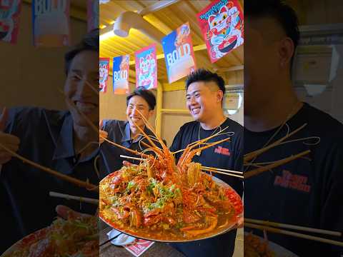 8KG Lobster Fly Noodles Challenge ft. @wokgod! #foodchallenge