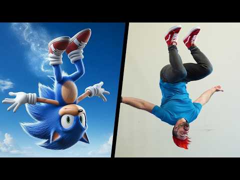 Trying Stunts From Sonic The Hedgehog IN REAL LIFE