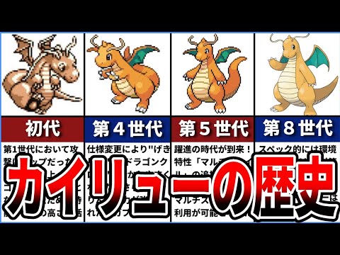 カイリューの対戦環境の歴史！初代600族の繫栄と衰退【ゆっくり解説】