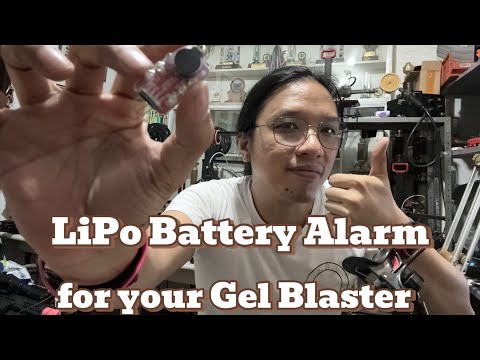 Lipo Alarm for your Gel Blaster