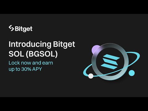 Earn Up to 30% APR with #Bitget SOL (BGSOL) Staking