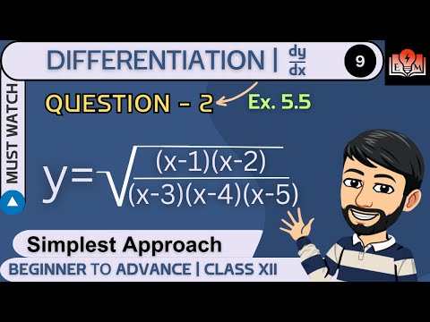 Q-2 Ex 5.5 Class 12 Maths | Class 12 Maths | Ex 5.5 Q-2 Class 12 | Logarithmic Differentiation |