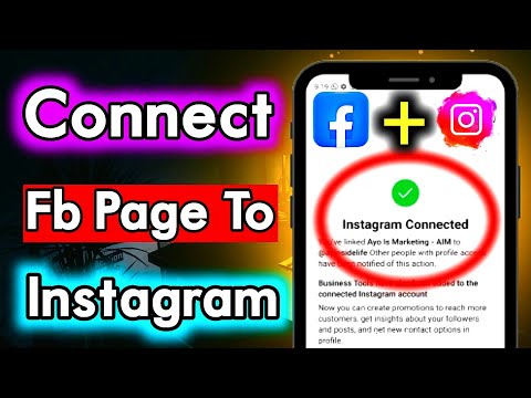 How To Connect Facebook Page To Instagram Business Account 2024