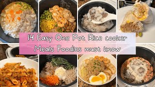 14 Easy One-Pot Rice Cooker Recipes | Must-know for Busy Foodies | Instant Pot friendly