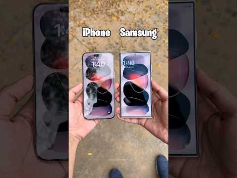 iPhone 16 Pro vs Samsung S24 Ultra - Max Brightness Test 🤯