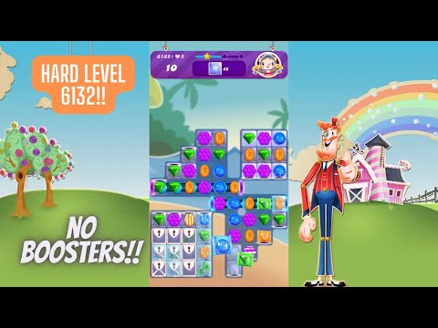 Candy Crush Saga Level 6132 | No Boosters