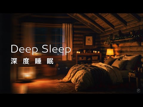 睡眠音樂Sleep Music｜溫暖木屋裡，輕聲道一聲晚安，慢慢沉入夢鄉