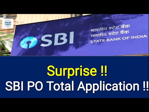 SBI PO 2022 Total Application II Real Data !!