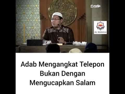 Adab Mengangkat Telepon - Ustadz Firanda Andirja