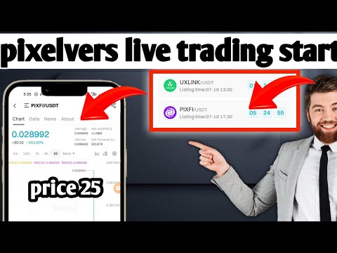 pixelvers Live trading l pixelvers price l pixelvers update l #hamsterchipercode #pixelverse